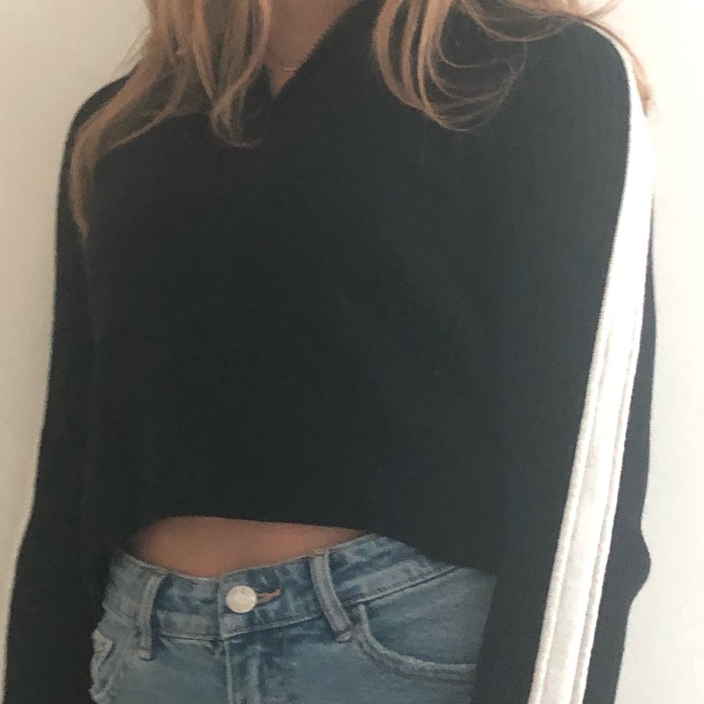 Black brandy zip up